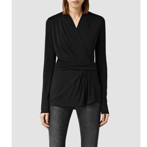 All Saints black Nova top